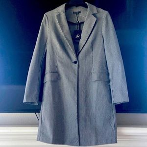 ADRIANNA PAPELL LONG LIGHTWEIGHT JACKET TOPPER COAT